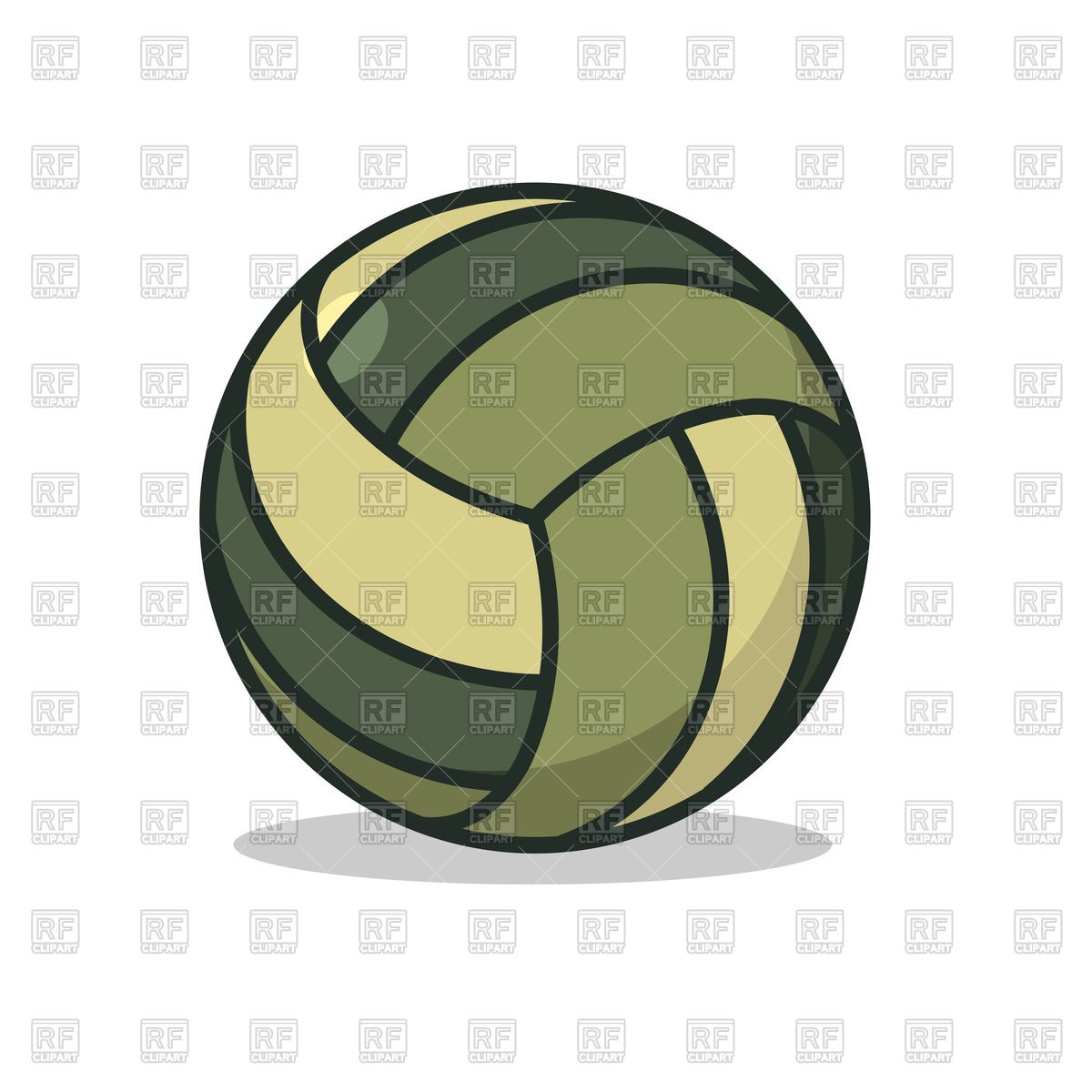 1200x1200 Volleyball Vector Inspiring Volleyball Ball In Camouflage Color On