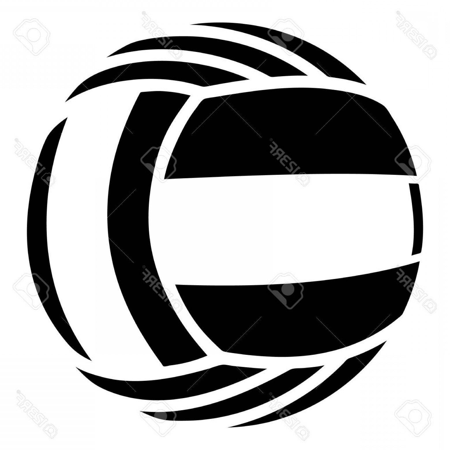 1560x1560 Photostock Vector Volleyball Icon Simple Illustration Of