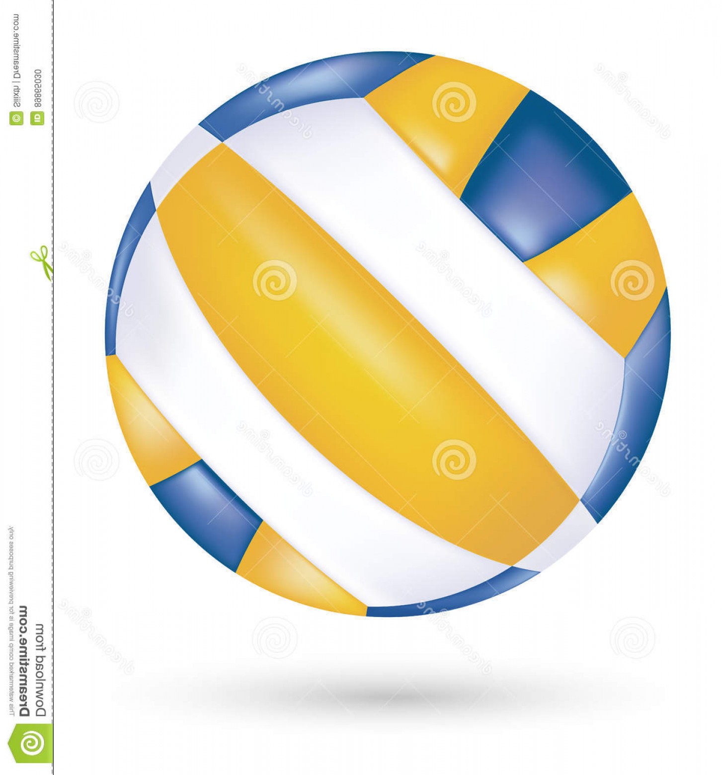 1453x1560 Stock Illustration Beach Volleyball Vector White Background Image