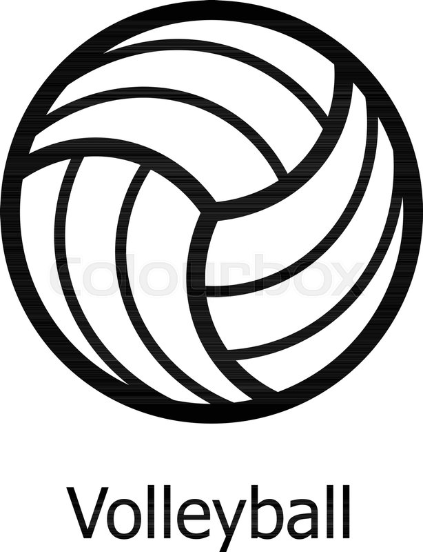 614x800 Volleyball Icon. Simple Illustration Of Volleyball Vector Icon For