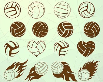 340x270 Volleyball Vector Etsy