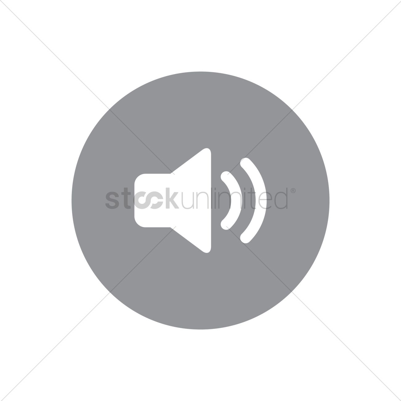 1300x1300 Volume Icon Vector Image
