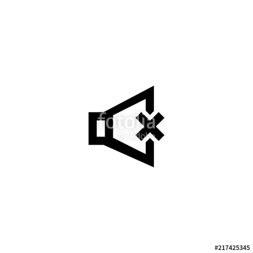 500x500 Volume Icon Vector Symbol Sign Stock Image And Royalty Free