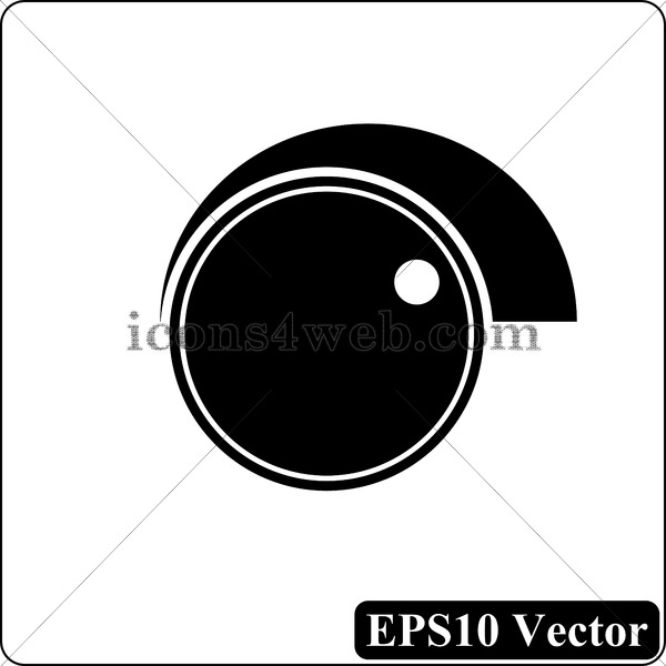 600x600 Volume Control Black Icon. Eps10 Vector.