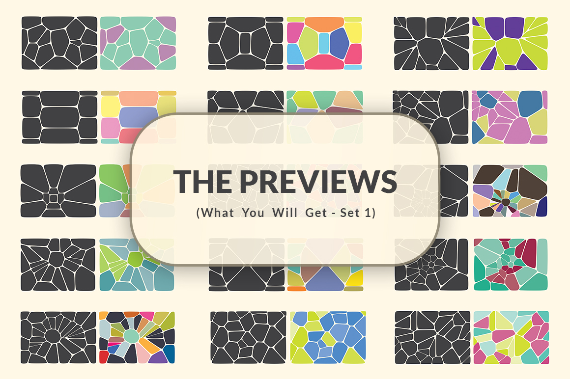 1160x772 Voronoi Diagram Vector Backgrounds