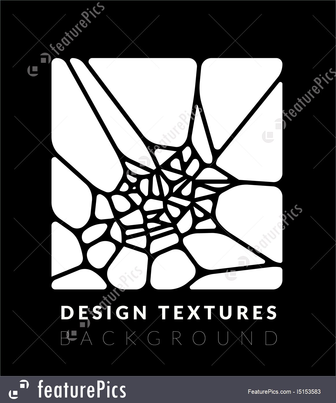 1162x1392 Abstact Voronoi Design Vector Background