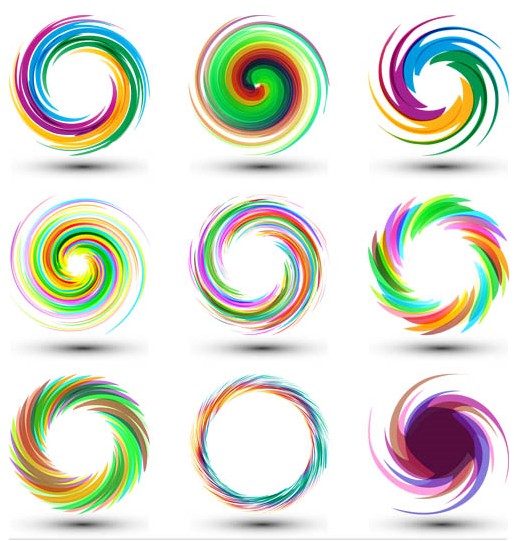 514x541 Colorful Vortex Logo Vector Ai Format Free Vector Download