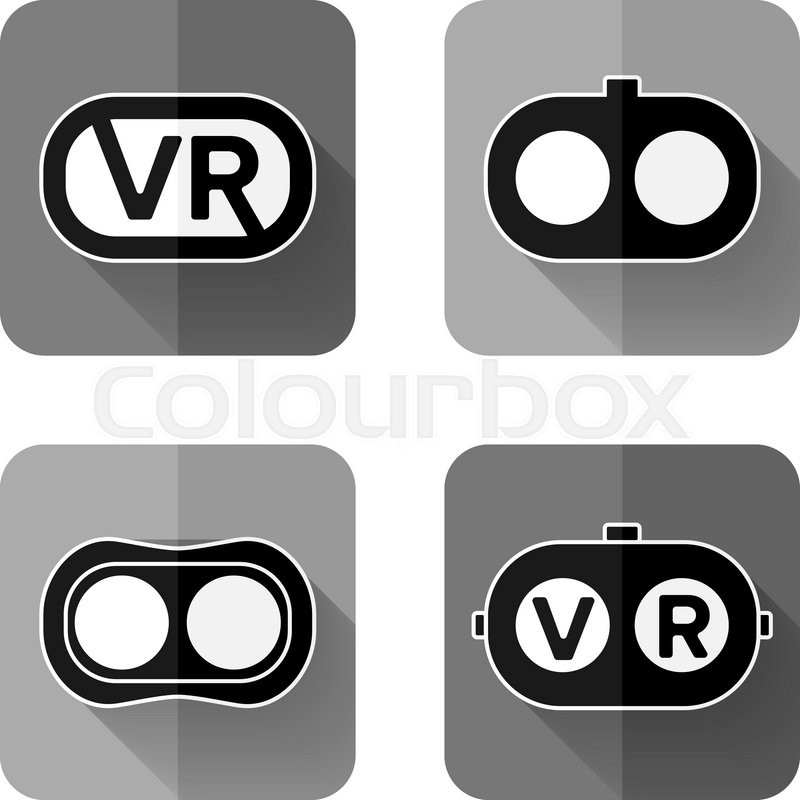 800x800 Set Of Web Icons Or Flat Design Elements. Headset Vector