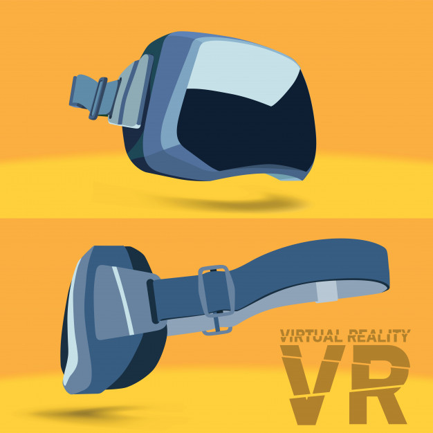 626x626 Virtual Reality Headset Vector Premium Download