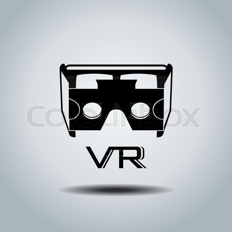799x800 Virtual Reality Headset Icon, Flat Design, Vector, Icon, Design
