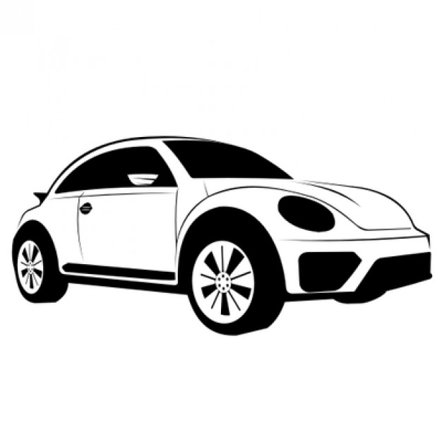 Vw Beetle Silhouette Free Vector Silhouettes - vrogue.co