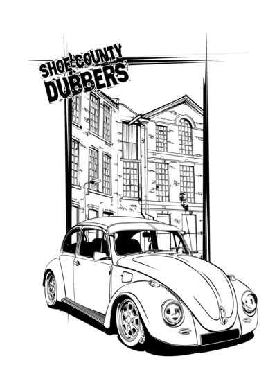 400x566 Vw Beetle Line Work By Flatfourdesign