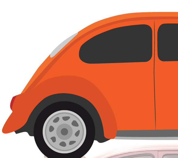 585x522 How To Create An Awesome Retro Vw Beetle Vector In Illustrator