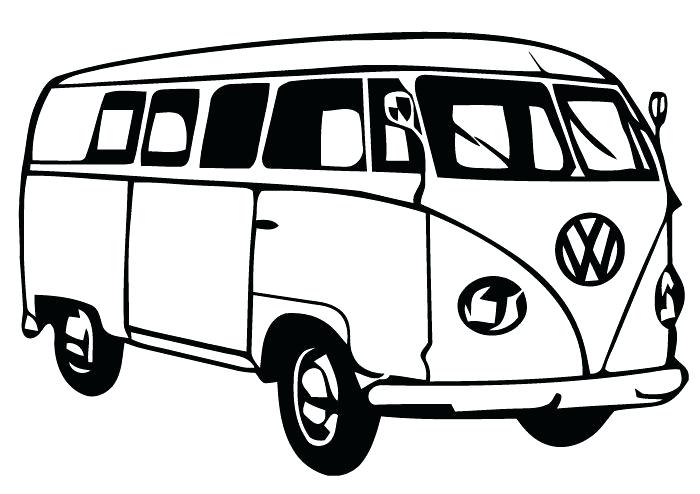 700x494 Hippies Clipart Vw Bus