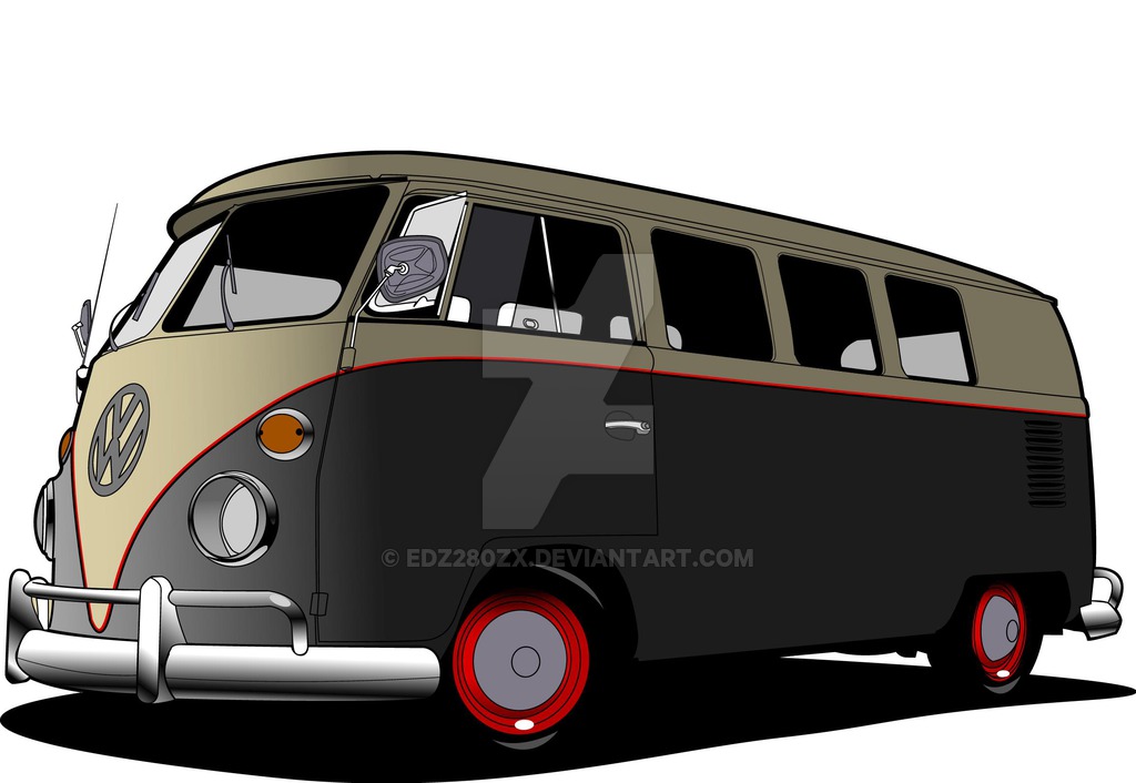 1024x706 Vw Bus Colorized By Edz280zx