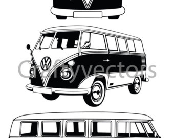 Vw Bus Vector at GetDrawings | Free download