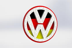 249x166 Volkswagen Logo Vector 3d