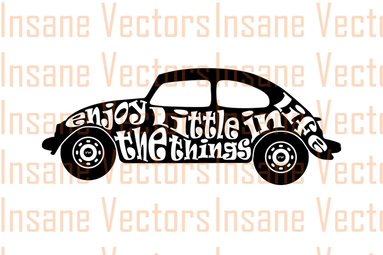 1280x853 Vw Beetle Vector Silhouette Clip Art Image Vw Bug Vector Etsy