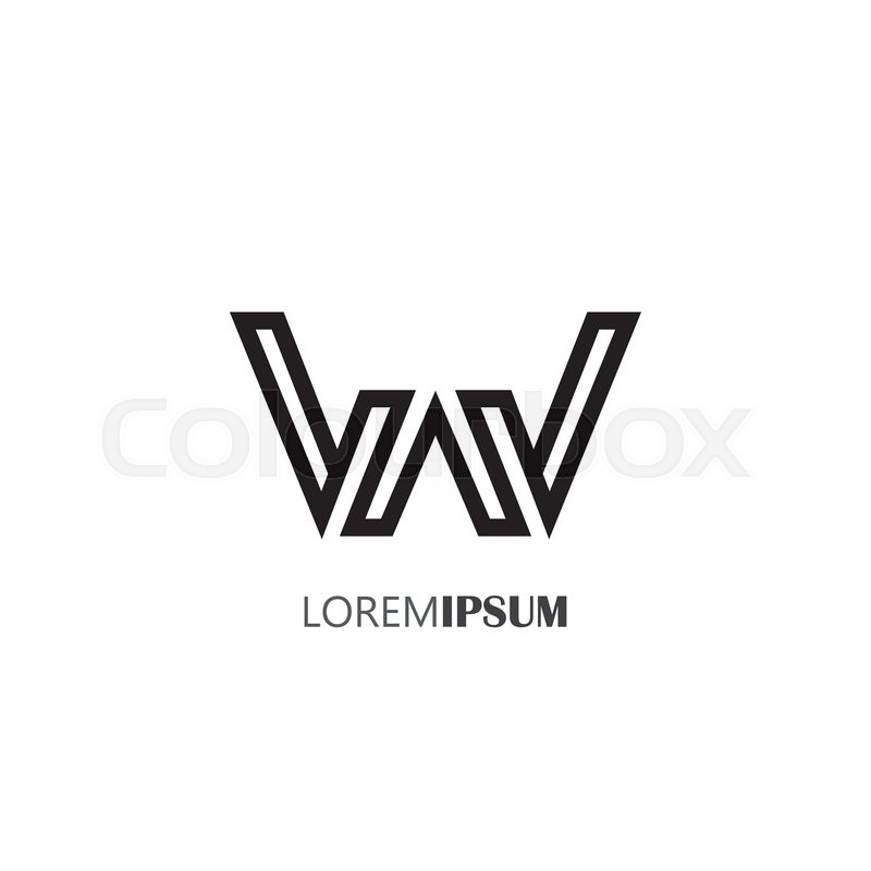 800x800 Vector Logo Design Icon Of Creative Line Alphabet Symbol Of Letter