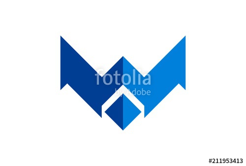 500x337 Letter W Abstract Wing Logo Icon Stock Image And Royalty Free