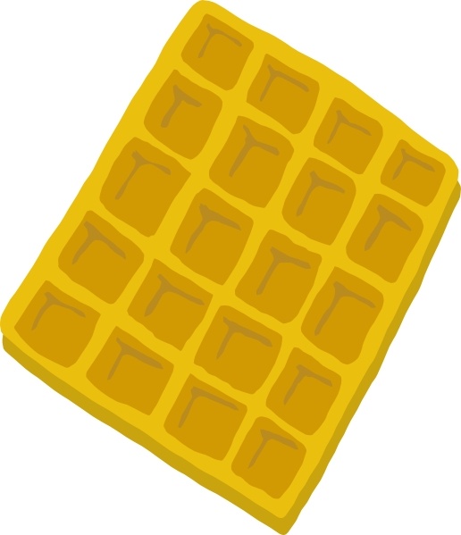 516x599 Waffle Clip Art Free Vector In Open Office Drawing Svg ( .svg