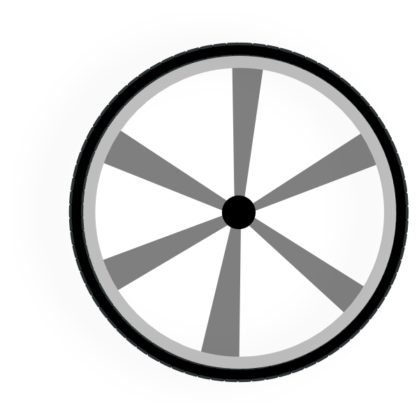 600x600 Wagon Wheel Gray Clip Art At Vector Clip Art