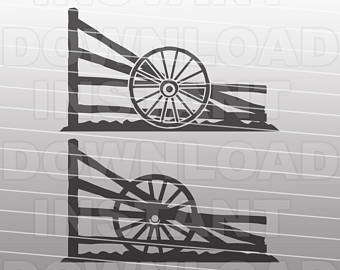 340x270 Wagon Wheel Svg Etsy