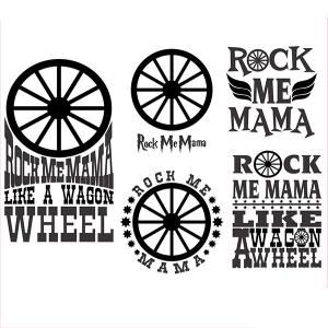 300x300 Wagon Wheel. Vector Illustration. Vectors
