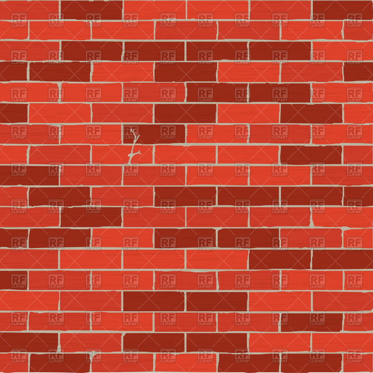 1200x1200 Texture Of Cartoon Brick Wall Vector Image Vector Artwork Of