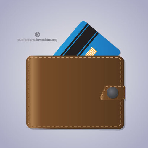 500x500 Leather Wallet Vector Image Public Domain Vectors