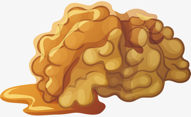 650x400 Cartoon Walnut Vector, Cartoon Hand Drawing, Decorative Pattern