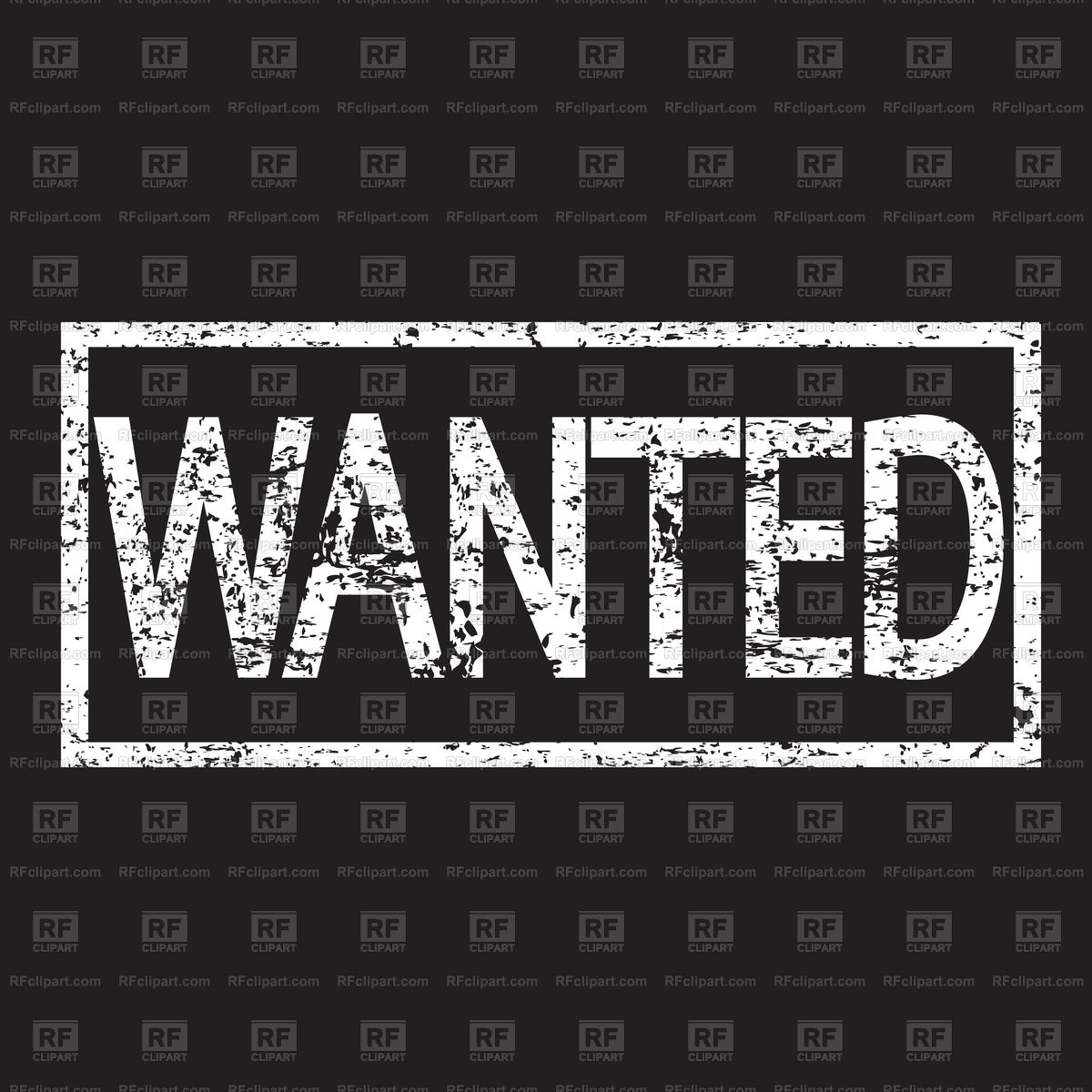 1200x1200 Stamp Word Wanted Vector Image Vector Artwork Of Fonts Amp Type
