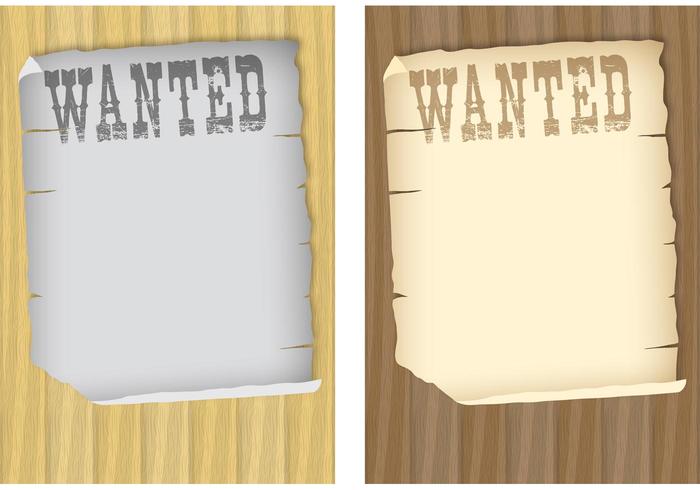 700x490 Wanted Poster Vectors