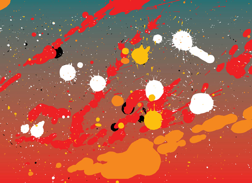 850x617 Paint Splash War Vector Art Amp Graphics