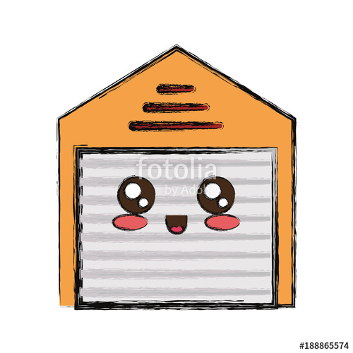 500x500 Kawaii Warehouse Icon Stock Image And Royalty Free Vector Files