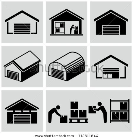 450x470 Warehouse Clipart Black And White Collection