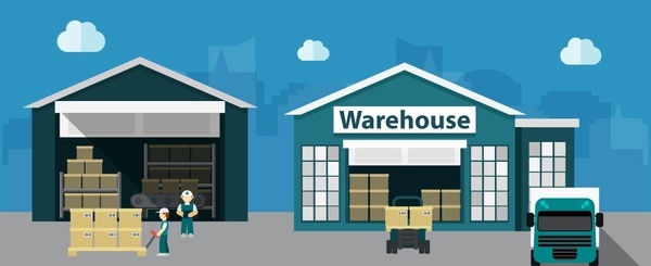 600x245 Warehouse Vector Free Vector Download (44 Free Vector) For