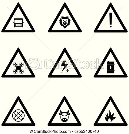 450x470 Warning Icon Set.