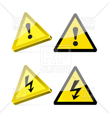 379x400 Triangular Warning Signs Vector Image Vector Artwork Of Signs