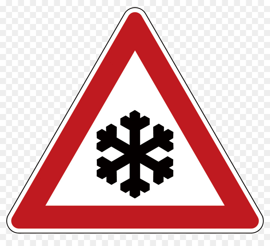 900x820 United Kingdom Snow Warning Sign Traffic Sign