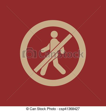 450x470 The No Entry Icon. Disallowed And Danger, Warning Symbol