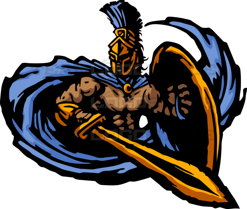 800x677 Trojan Warrior Clipart