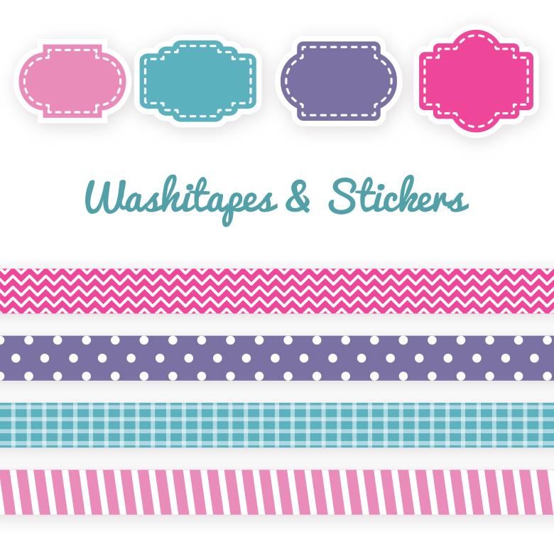 780x780 Washi Tapes And Stickers