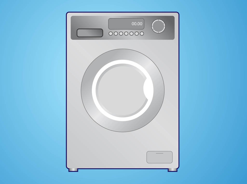 1024x765 Washing Machine Vector Vector Art Amp Graphics