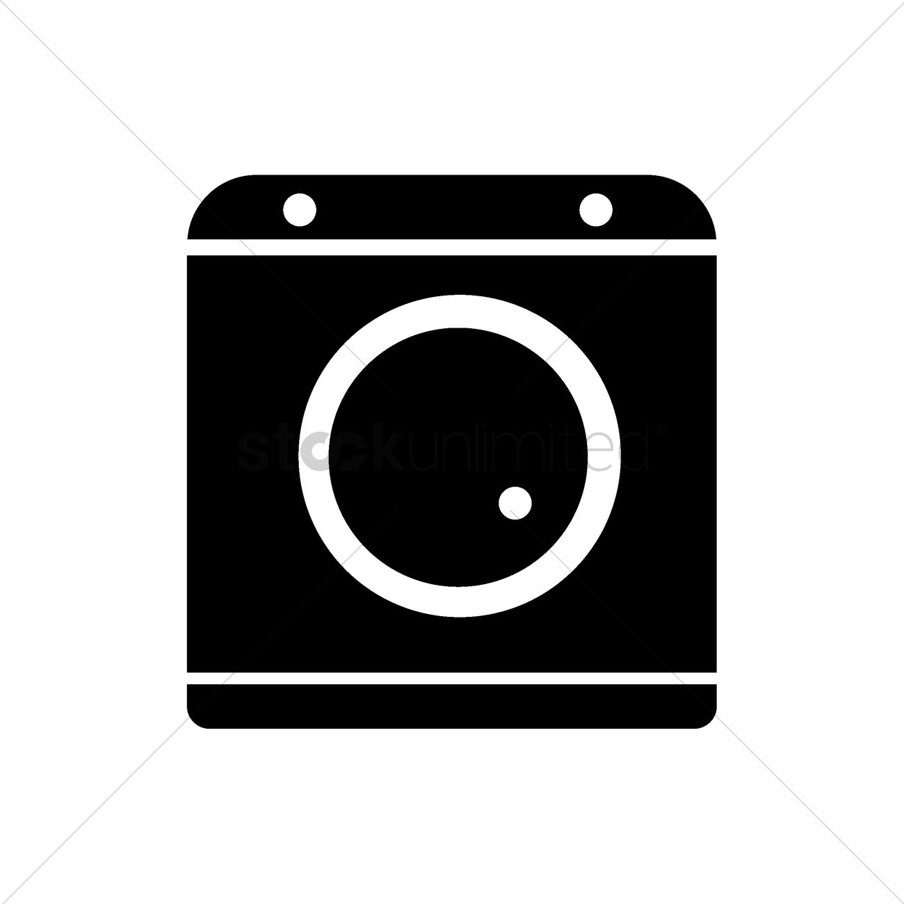 1300x1300 Washing Machine Vector Image