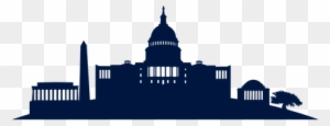 300x115 Washington Dc Skyline Cityscape Silhouette Png Image