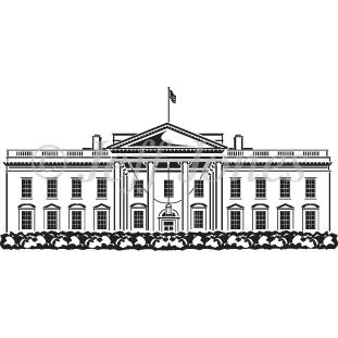 311x311 Washington Dc White House Vector Art Illustration Image