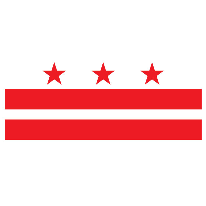 660x660 District Of Columbia Vector Flag