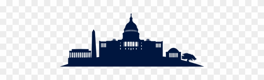 840x257 Washington Dc Skyline Cityscape Silhouette Png Image