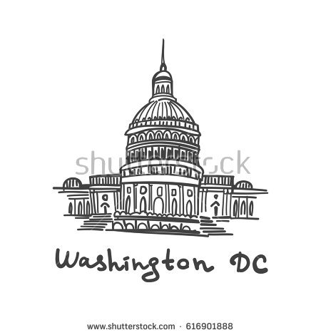 450x470 Collection Of Washington Dc Capitol Drawing High Quality